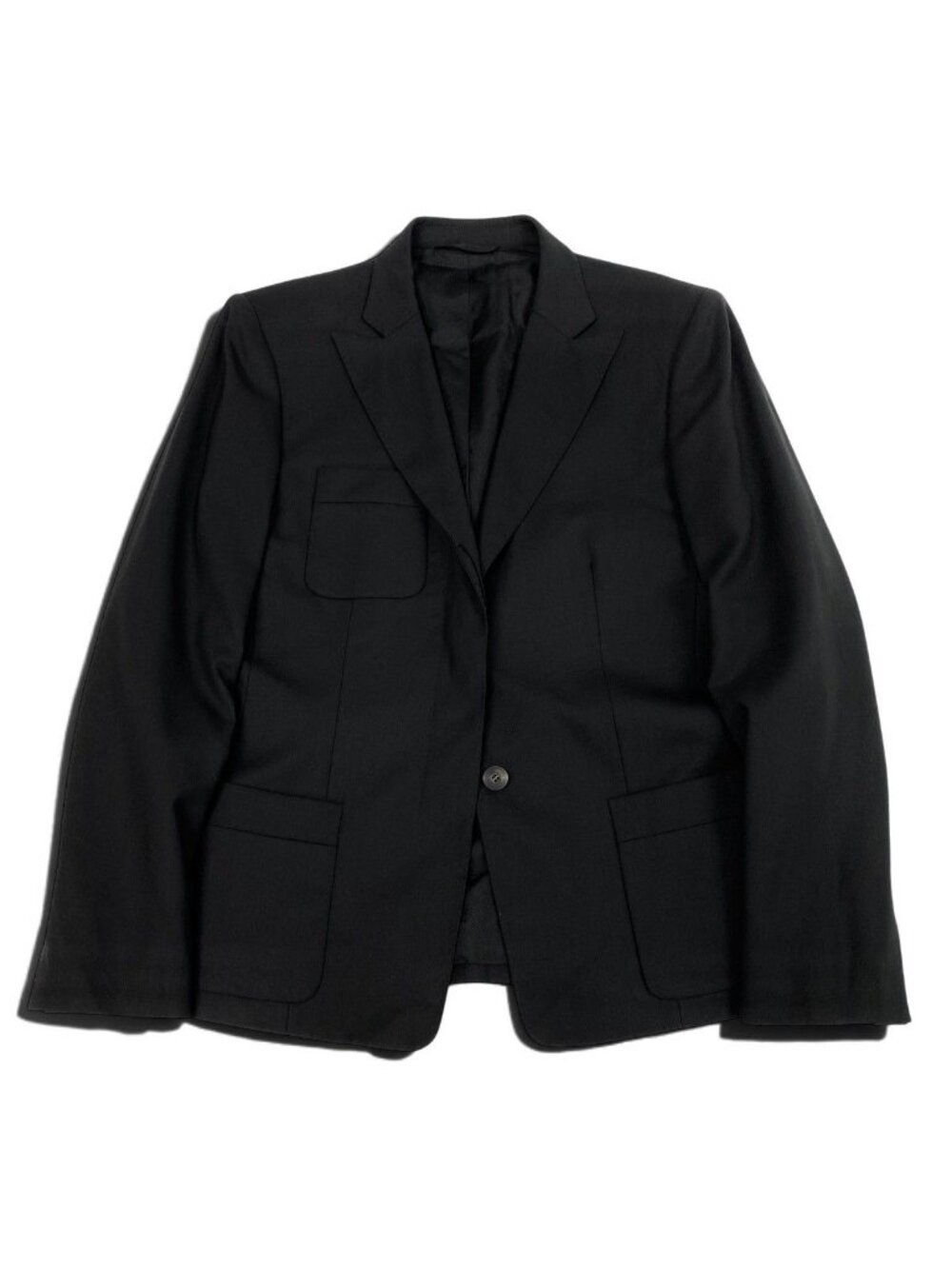 Gucci Tom Ford Era Y2k Tailored Jacket Blazer Black Wool 42